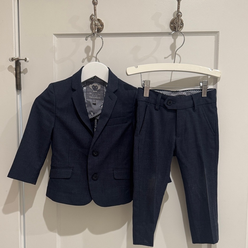 Appaman Midnight Blue Suit Set size 3